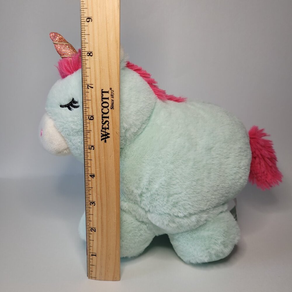 Kellytoy Unicorn Plush Stuffed Animal Mint Green Glitter Horn Whimsical Fantasy - Picture 8 of 9